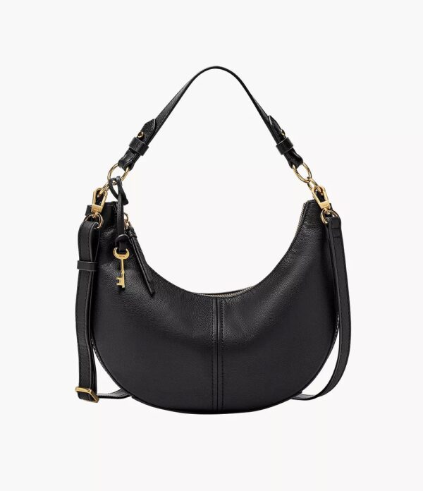 Fossil Shae Small Hobo (Black) - Image 6