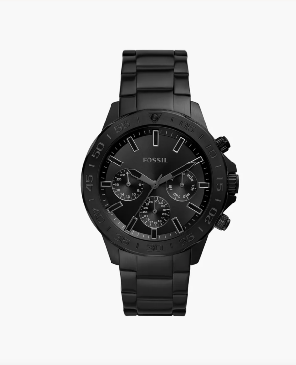 Fossil Bannon Multifunction Black Stainless Steel Watch (BQ2587)