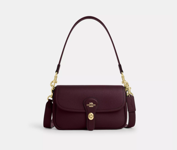 [Pre Order] - Coach Hadley Shoulder Bag (Merlot)