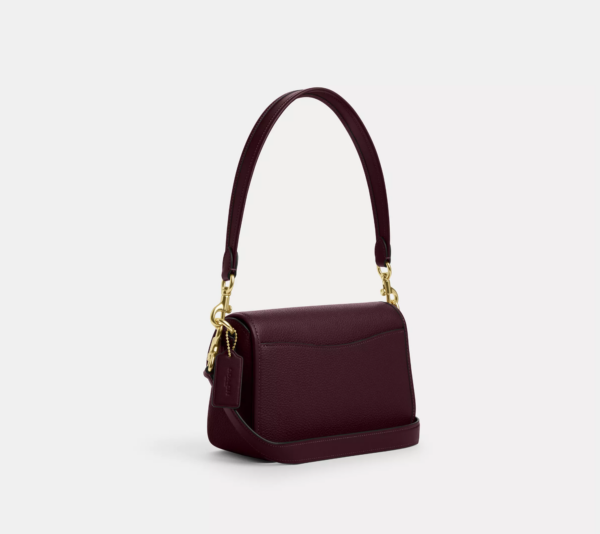 [Pre Order] - Coach Hadley Shoulder Bag (Merlot) - Image 3