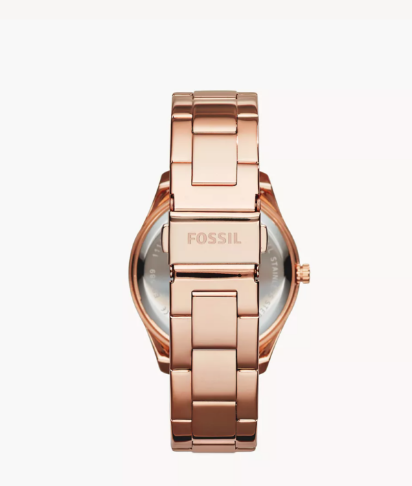 Fossil Stella Multifunction Rose-Tone Stainless Steel Watch (ES3590) - Image 3