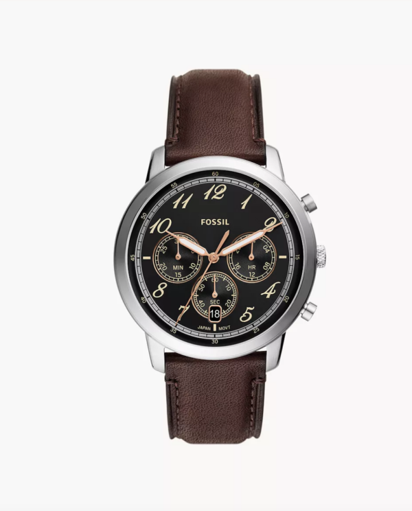 Fossil Neutra Chronograph Brown Leather Watch (FS6024)