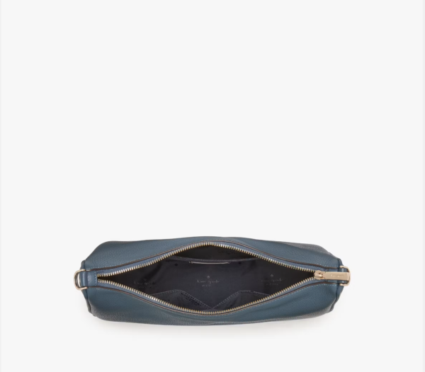 Kate Spade Emma Pebbled Leather Large Crossbody (Bluestone) - Image 3