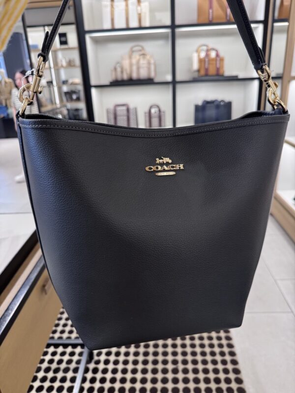 Coach City Large Bucket Bag (Black) - Image 6